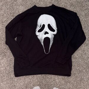 Black Graphic Men's Sweater